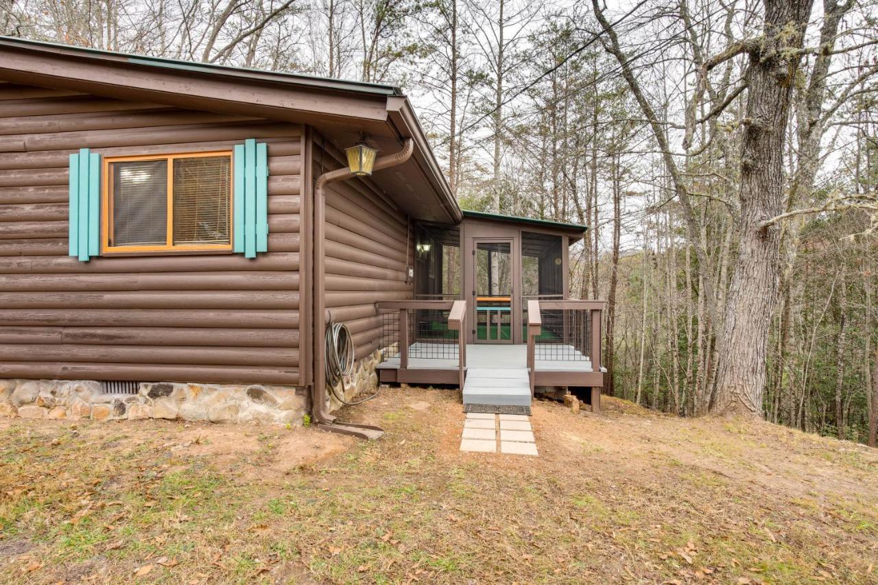 Peaceful Warne Cabin Fenced Yard And Screened Porch Brasstown 외부 사진