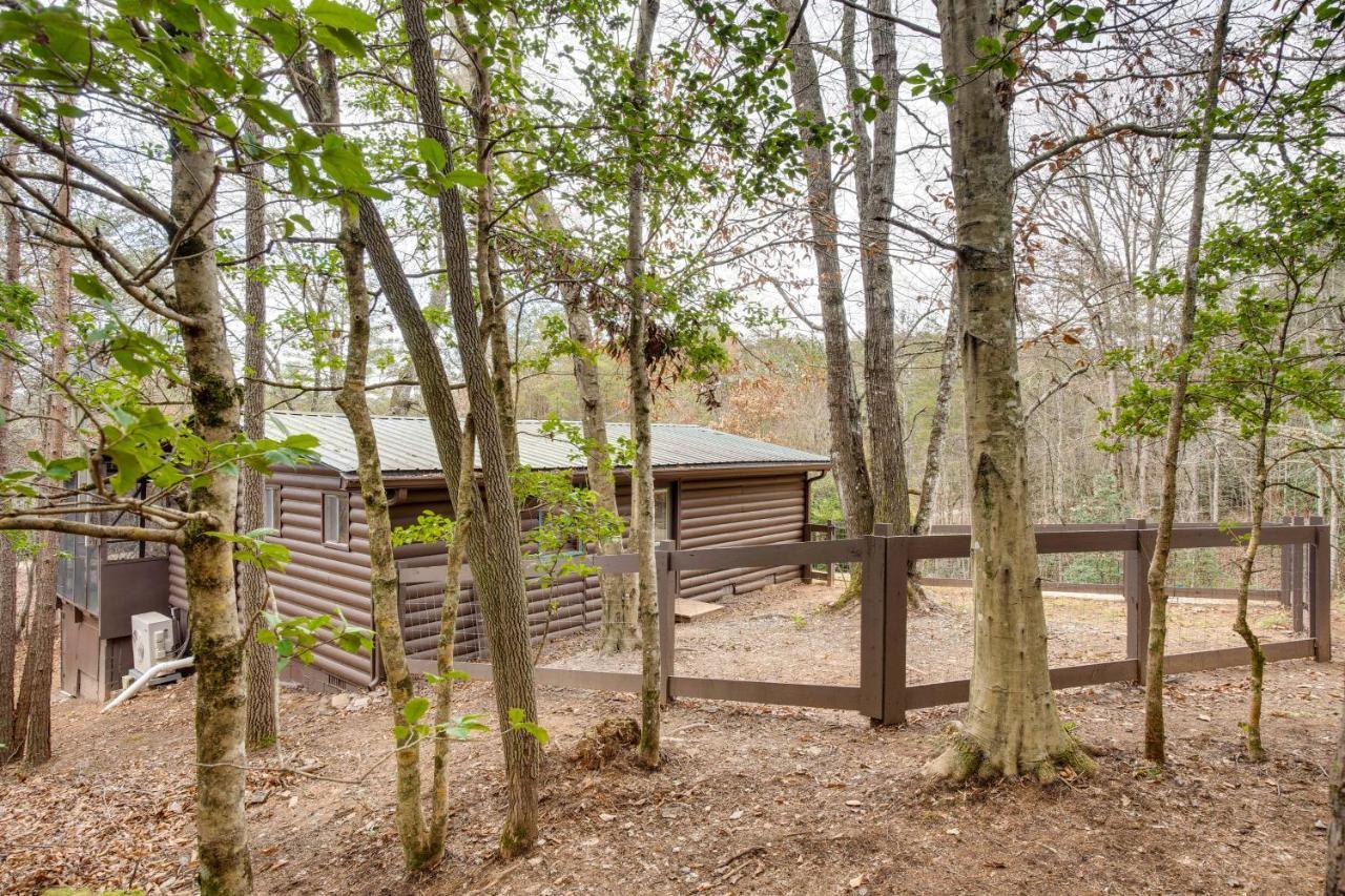 Peaceful Warne Cabin Fenced Yard And Screened Porch Brasstown 외부 사진